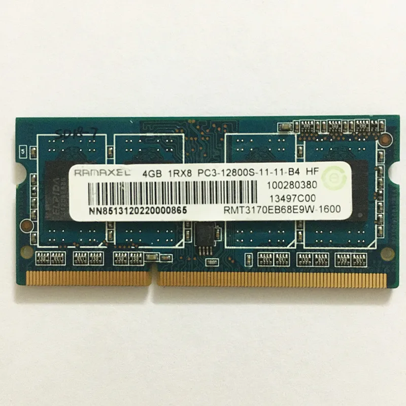 

RAMAXEL DDR3 Memory 4gb 1600MHz 1.5V /1.35V 204pin SODIMM Laptop RAMs ddr3 1600 4GB