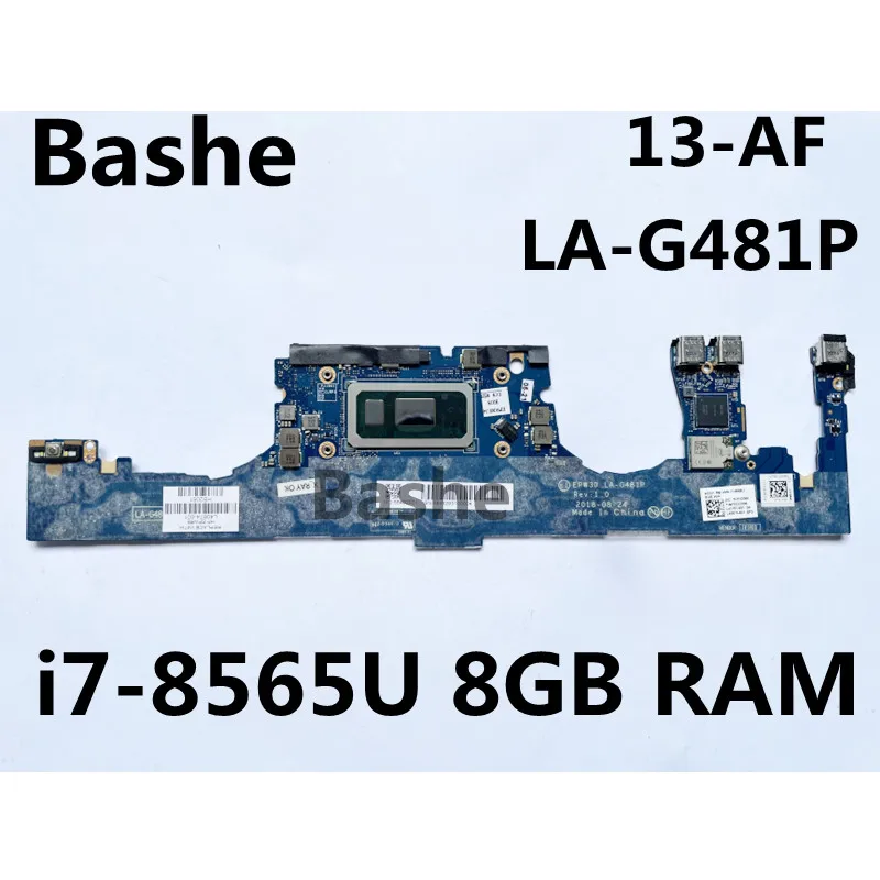 For HP Spectre Laptop motherboard 13-AF 13T-AF serie 941823-601、941823-001 i7-8565U CPU  8GB RAM 100%