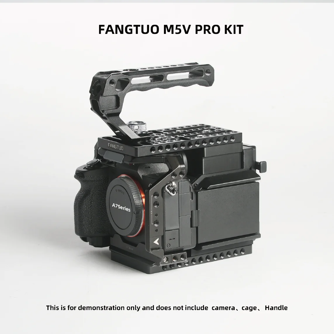 FANGTUO M5VPRO For Canon Nikon Sony Panasonic Fujifilm Cinema Camera, Cineback – V-Mount Battery Kit