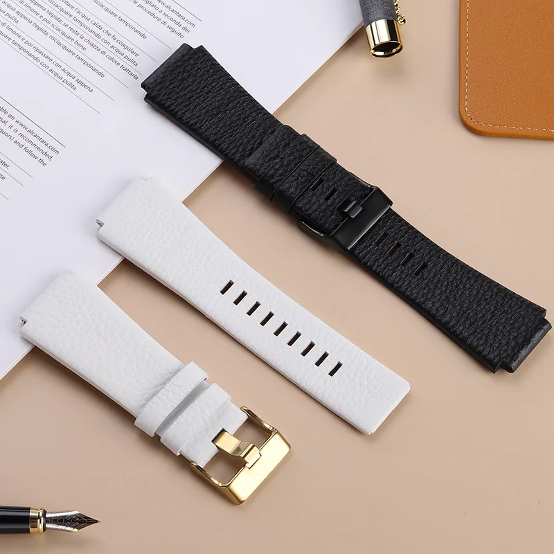 For Diesel watchband DZ1089 DZ1123 DZ1132 Substitute Convex mouth watch strap 28X18mm 28X20mm 28X22mm 30X18mm 30*22mm 30X20mm image 3