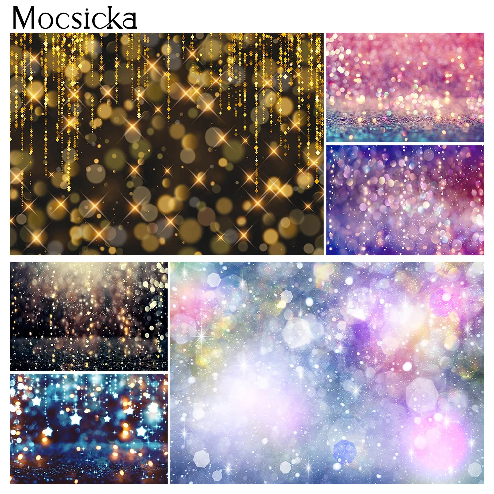 

Glitter Bokeh Portrait Backdrop Photography Shiny Retro Disco Party Background Decorations Birthday Art Props Wedding Photocall