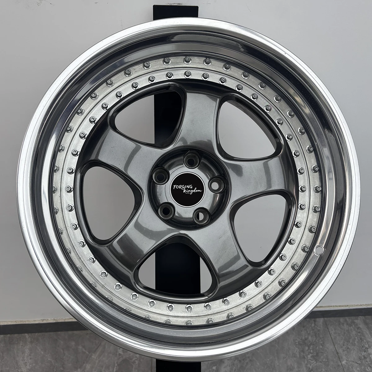 Double-piece Forged Aluminum Alloy Matte Black Multi Spoke Automotive Wheels 17-26in 5*112 5*130 5*120 40mm 25mm 30mm New