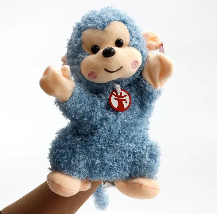 finger puppets monkeys Animals Educational Hand Cartoon Animal Plush doll Finger Puppets theater Plush Toys for Children Gifts