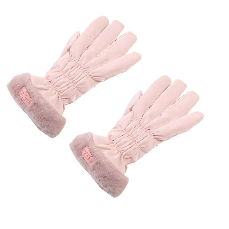 Fashion Elegant Touch Screen Gloves Windproof Waterproof Winter Women's Gloves Full Finger Hand Outdoors Warm Skiing Glove NEW