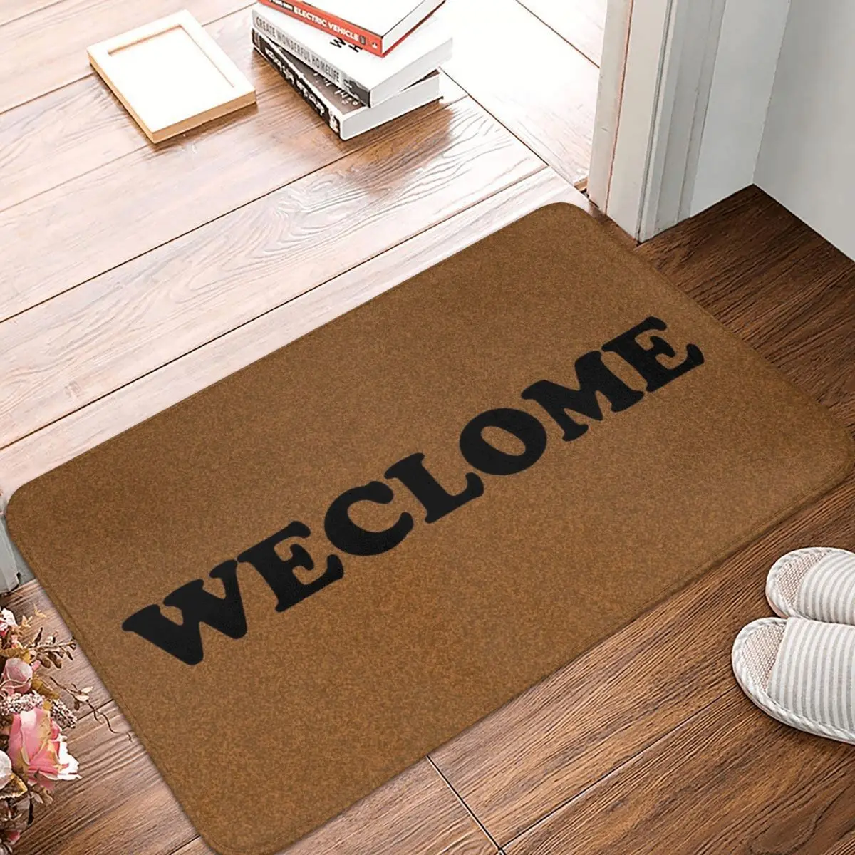 WECLOME (Still Game) Doormat Rug Carpet Mat Footpad Polyester Non-slip Durable Entrance Kitchen Bedroom Balcony Toilet