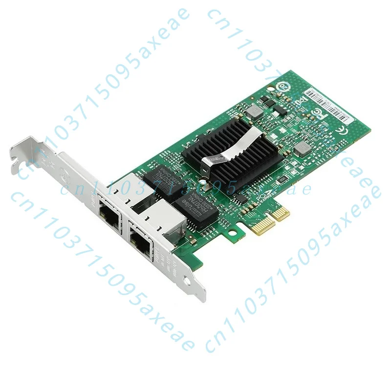 For Intel 82576 Chip PCI-E X1 Dual Port Gigabit Ethernet Network Interface Card Industrial 2x RJ45 10/100/1000Mbps