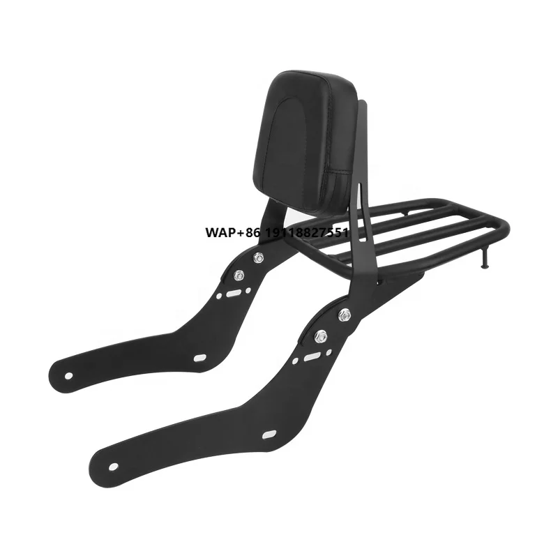Motorcycle Black Luggage Rack Rear Sissy Bar Passenger Backrest for Rebel CMX300 CMX500 2017-2021