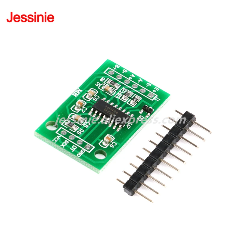 Sensor de presión de pesaje de peso AD con Chip HX711, Mini módulo de precisión de 24 bits dedicado de doble canal estándar