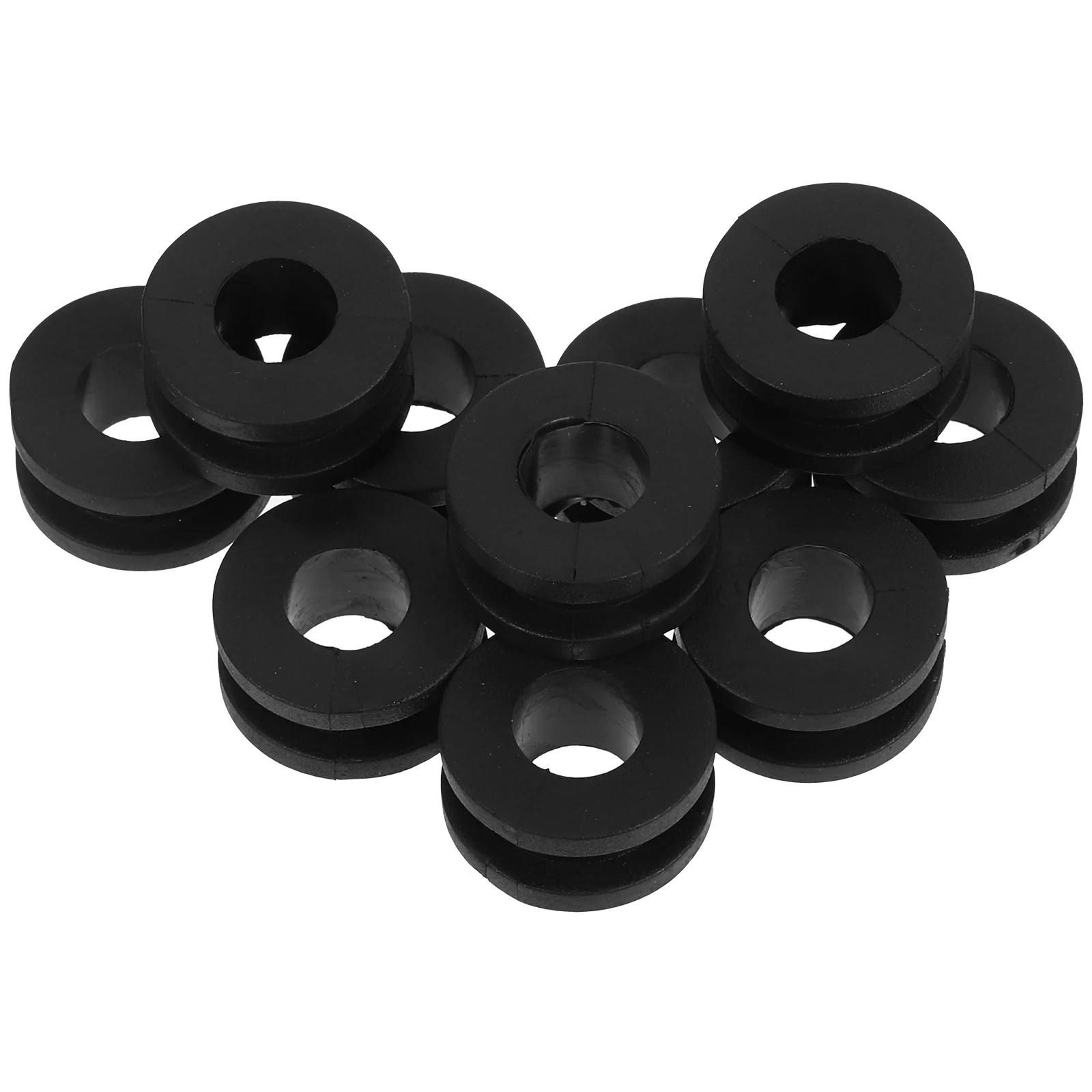 

10 Pcs Rubber Gasket Motorcycle Parts Apron Grommets Replacement Washers Stylish Design Lightweight Durable Rubber Pads For Bike