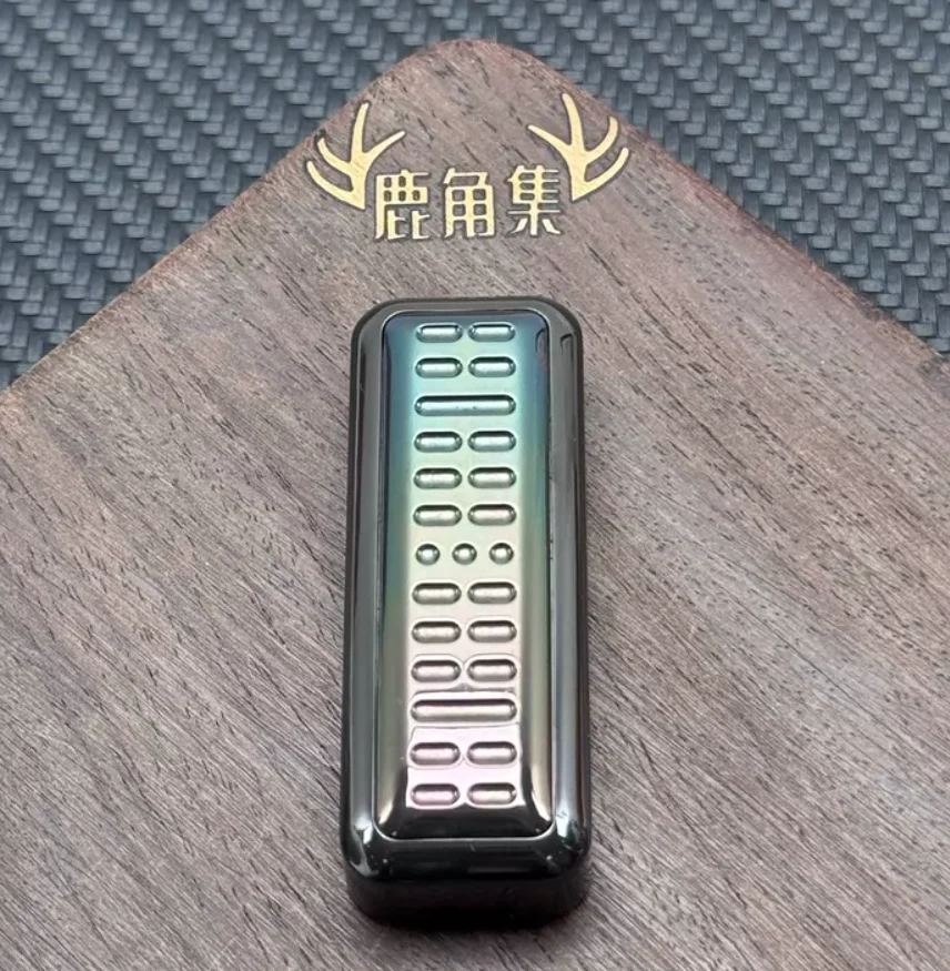 Used EDC even number Small Yellow Croaker 2.0 Zirconium Rainbow fidget slider decompression toy