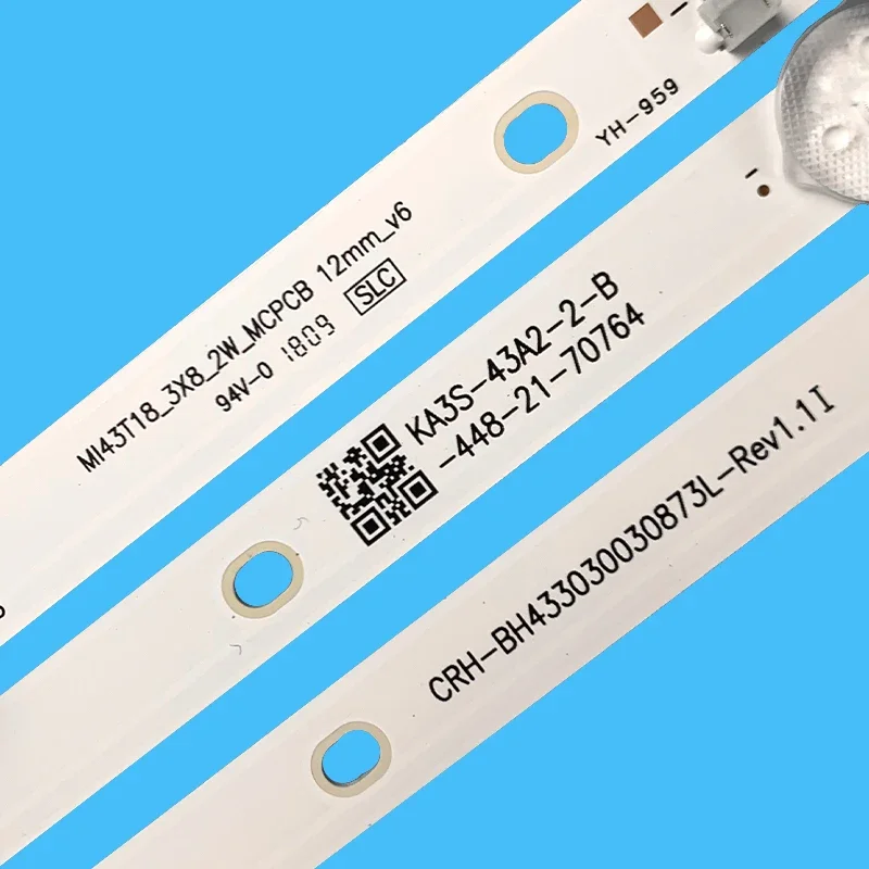 Led Backlight Strip Voor L43M5-AZ L43M5-AD L43M5-AU CRH-BH433030030873L-Rev1.1 Mi43t18_3x8_2w_mcpcb