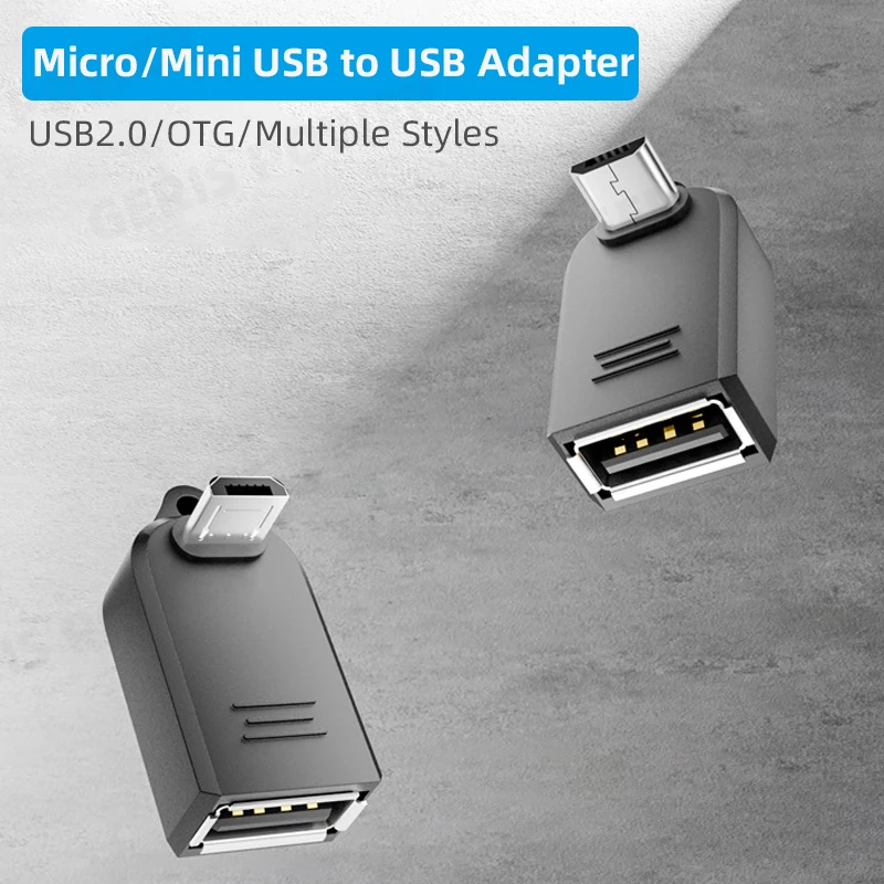 Micro to USB OTG Adapter USB2.0 Micro USB Male to USB A Female Adapter Converter for Phone Tablet USB Flash Drive MP3 Card Read