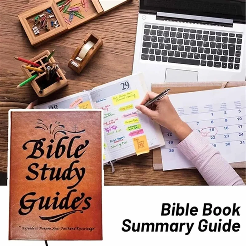 Bible Study Guide For Women 66-Page Daily Devotional Journal Scripture Quotes Bible Study Plan Religious Notebook