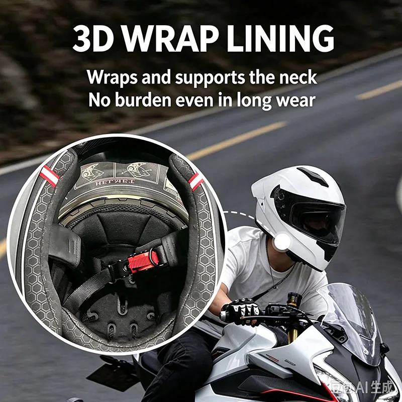 خوذة دراجة نارية كاملة الوجه ب - مراجعة Dual Visor Motorcycle Racing Helmet وسعره
