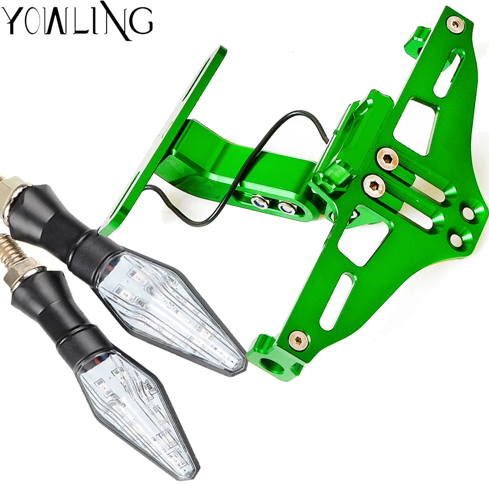 Motorcycle Rear License Plate Mount Holder Bracket LED Light For Ducati MONSTER 695 696 795 796 797 821 1200 1200S 1100/S EVO