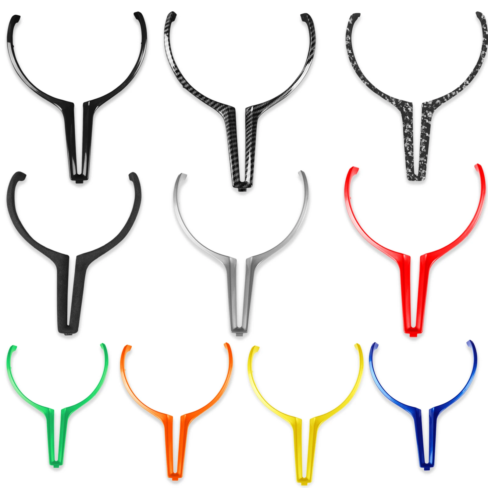 

M Power Steering Wheel Trim Car Steering Wheel Frame Cover Trim Replacement Kit For BMW M2 F87 M3 F80 M4 F82 M5 F10 M6 F06