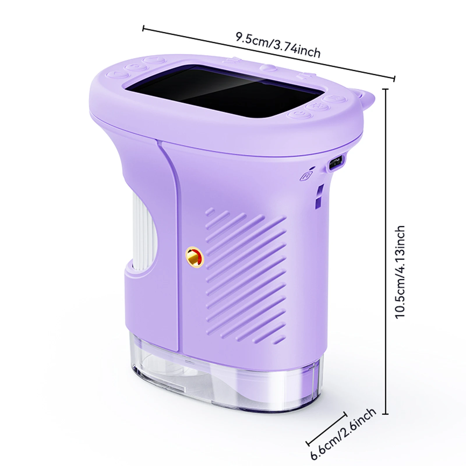 Microscope Portable Rechargeable 1000X pour enfants, loupe numérique portative 1080P, écran IPS de 2.4 pouces pour enfants étudiants ﻿