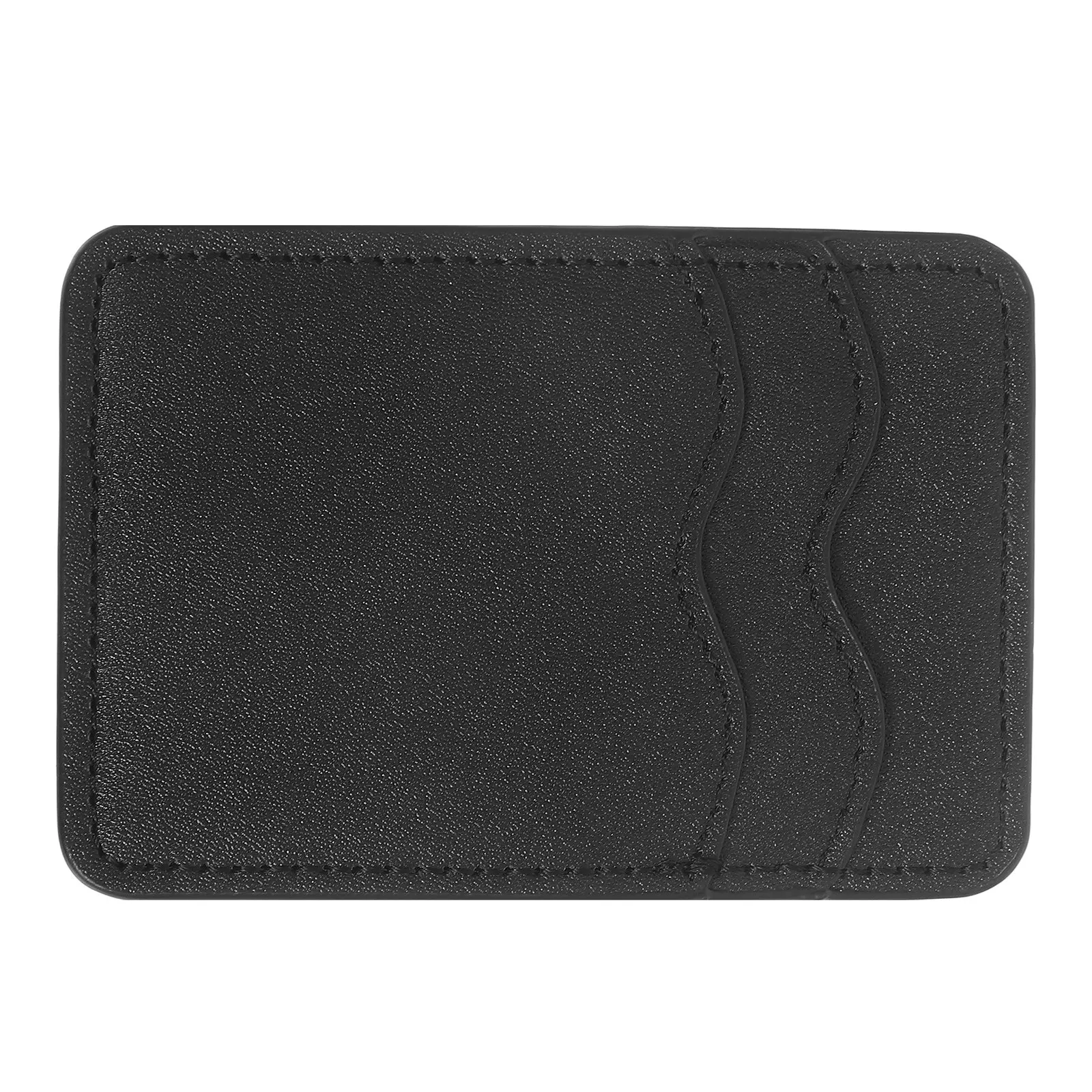 

Credit Card Holder for Phone Fake Self Stick Wallet Back Mount Dual Slot Slim Design Wireless Charging Friendly Phone