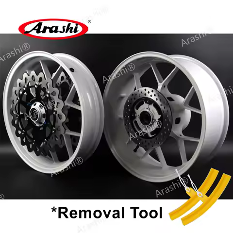 Arashi Front Rear Wheel Rim Brake Disc Rotors Set For HONDA CBR 1000 RR 2006 - 2016 CBR1000RR 2010 2011 2012 2013 2014 Rim Hub
