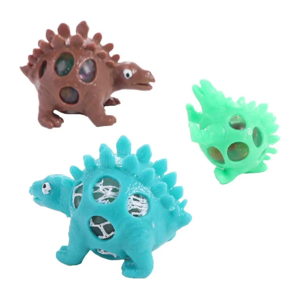 Dinosaurus Dinosaurus Mesh Bal Druif Speelgoed Hand Fidget Knijpen Bal Vent Dinosaurus Druif Bal TPR Zachte Vent Dinosaurus Knijpen Bal