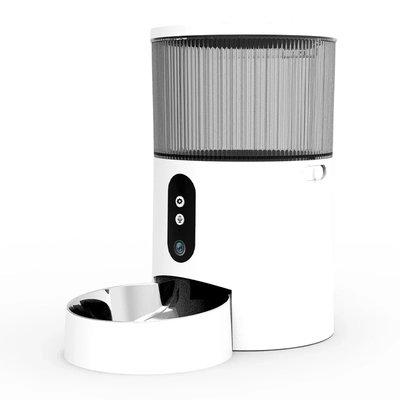 Camera Model Automatic Pet Feeder for Cats and Small to Medium Dogs 3L Stainless Steel Dispenser