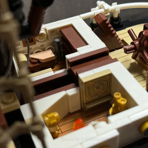 10335 섀클턴 선박 내구성 MOC 빌딩 블록, DIY 조립 도시 벽돌 장난감, 어린이 성인 새해 선물, 2024 신제품 