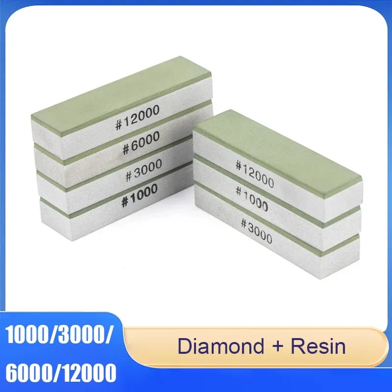 

1 шт., точильный камень для ножей 1000 3000 6000 12000, тонкая зернистость, односторонний точильный камень для кухонных ножей, абразивный инструмент, нескользящий