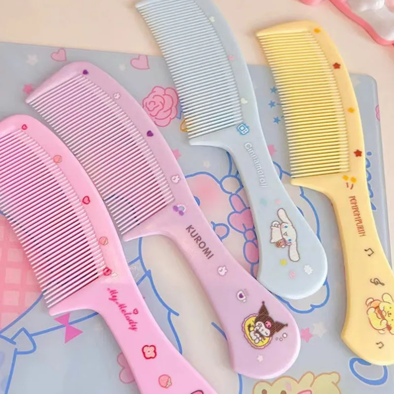 Sanrio Kawaii Hair Combs Cinnamoroll Accessories Cute Beauty Cartoon Anime Home Student Dormitory Plastic Toys for Girls Gift