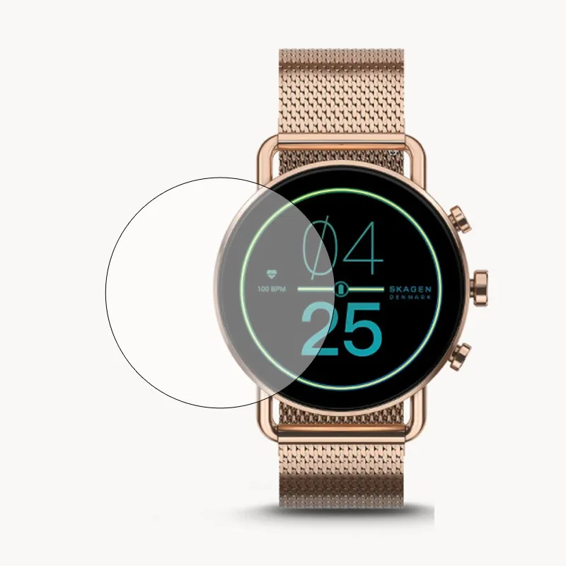 من الصعب الزجاج المقسى Smartwatch طبقة رقيقة واقية ل Skagen Falster Gen 6 ساعة ذكية واقي للشاشة غطاء كامل Gen6 اكسسوارات