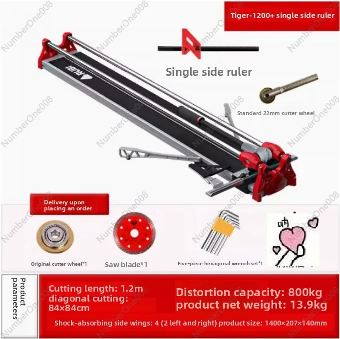 Manual Tile Cutter Brick Polished Tile Ceramic Cutting Tool Push-type High Precision Cutting Machine Table