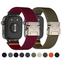 Parachute Buckle Nylon Band for Huawei Watch Fit 4 3 2 Elastic Loop bracelet Watchband for Huawei Watch Fit 4/4 Pro Wrist Strap