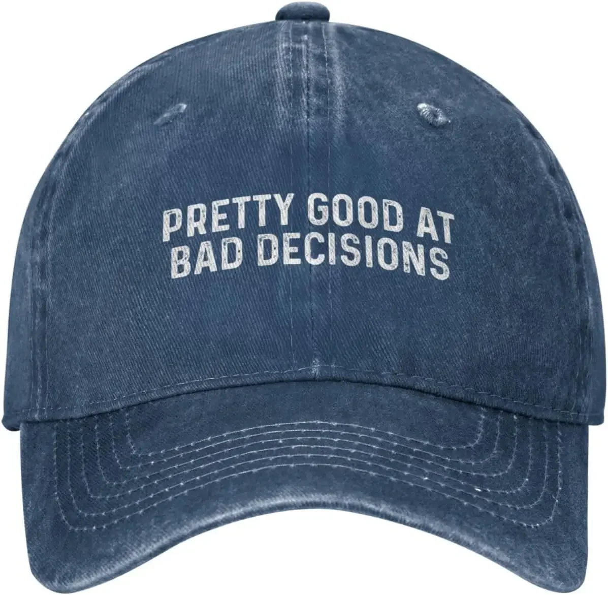 Pretty Good at Bad Decisions Hat for Men Dad Hats Funny Caps