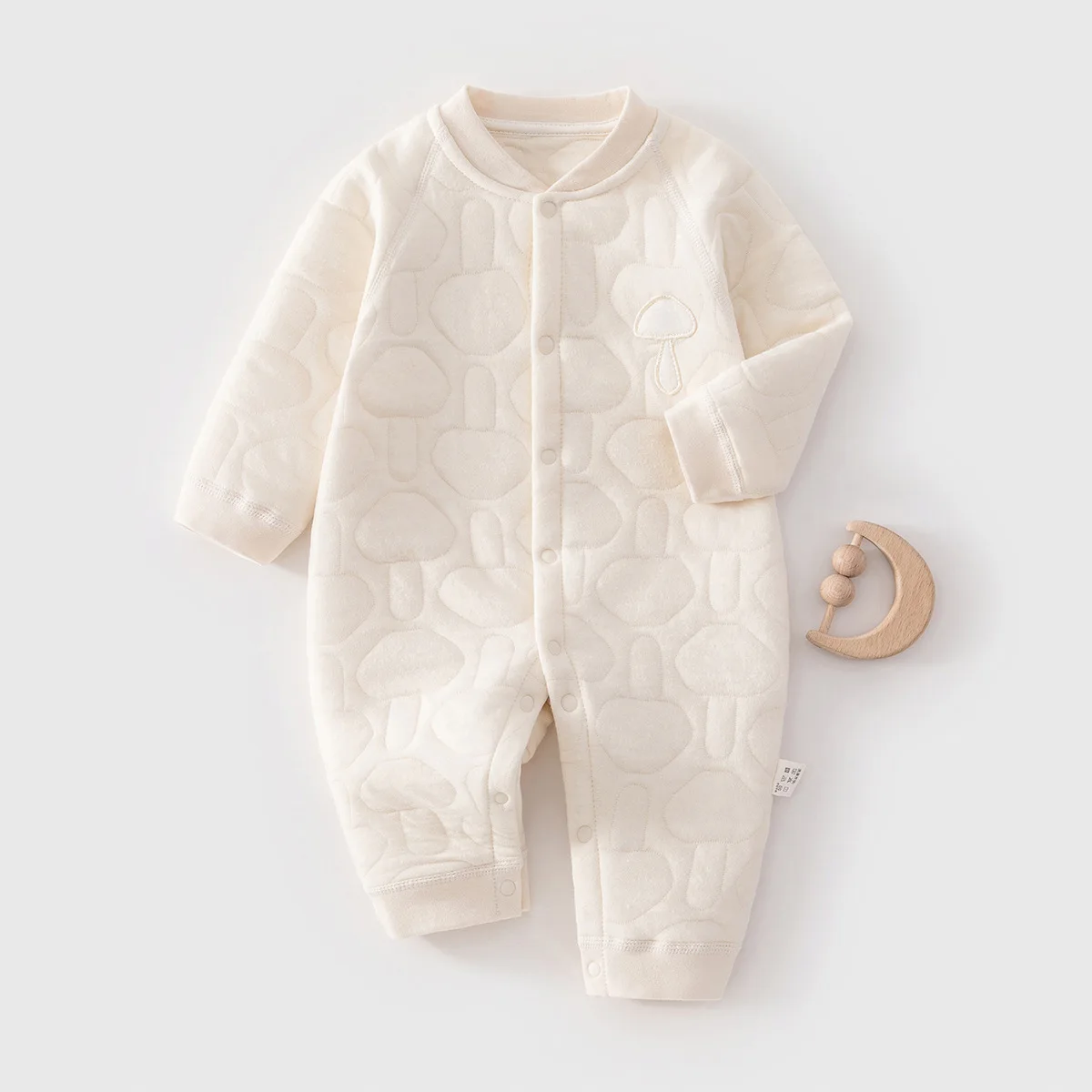 Somenie Padded Cotton Baby Romper Newborn Onesie Warm Winter Outfit Unisex Boys Girls Infant Crawling Jumpsuit Cute Baby Clothes