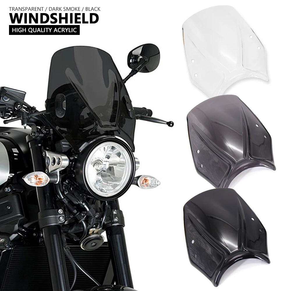 

New 2016- Front Windscreen Windshield Screen Wind Shield Deflector Protector For Yamaha XSR 700 xsr 900 XSR700 XSR900