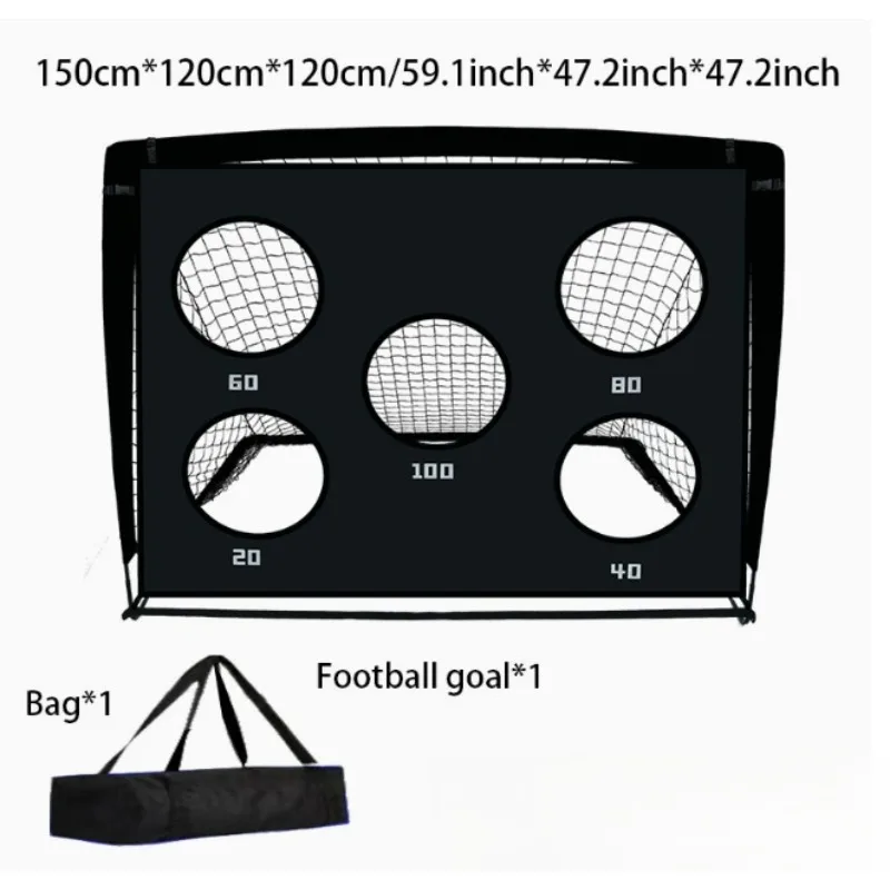 Weatherproof Football Goal with Wall Design Portable Outdoor Play Equipment