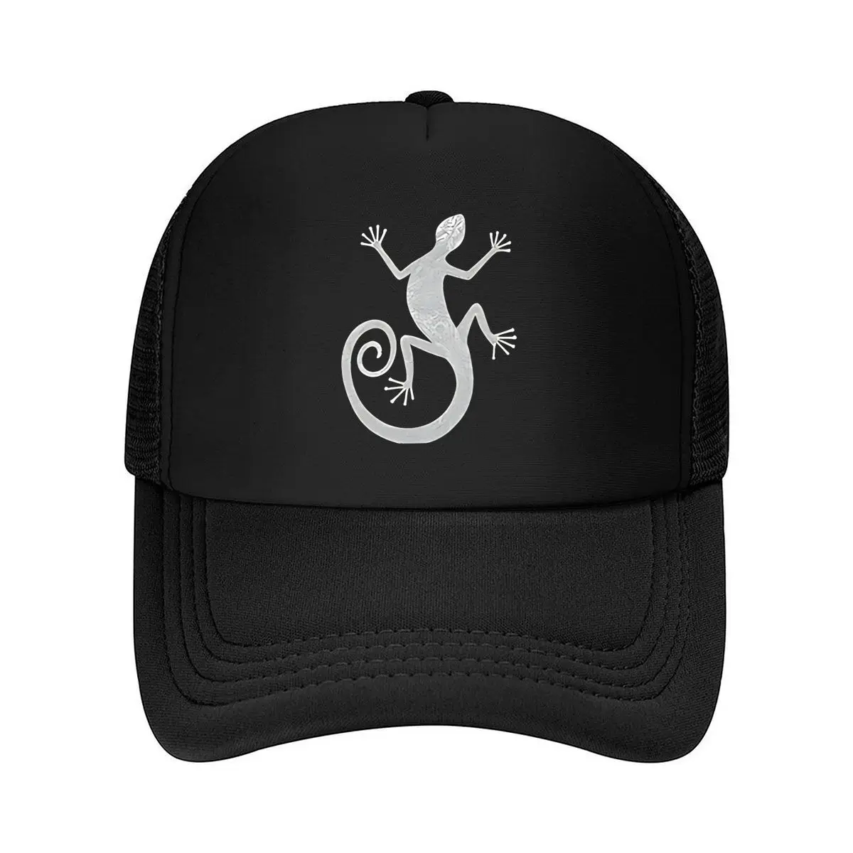 Fun Gecko Print Baseball Cap - Stylish Versatile Men's Outdoor Hat 2026 Mesh Baseball Cap