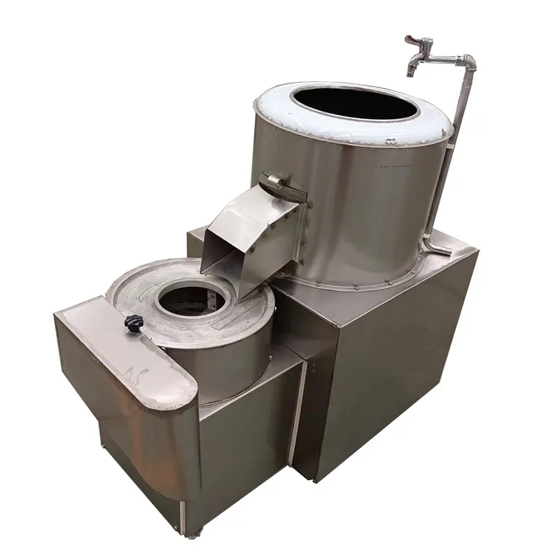 Potato taro cleaning, peeling, shredding, slicing, grinding and cutting machine y