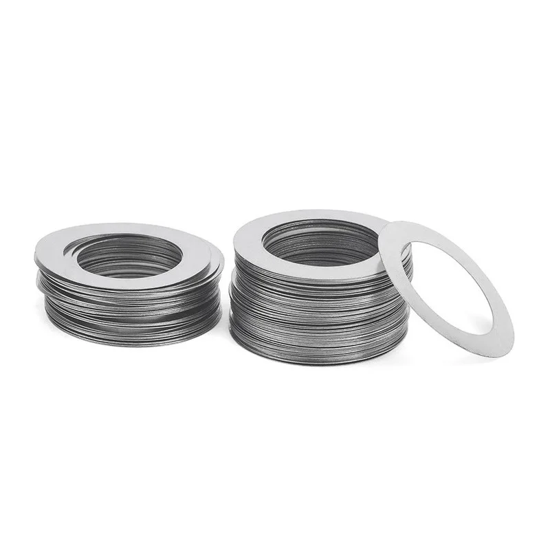 304 Stainless Steel Super Thin Flat Washers M3 M4 M5 Ultra Thin Gaskets 0.1 0.2 0.3 0.5mm Thickness Flat Pads