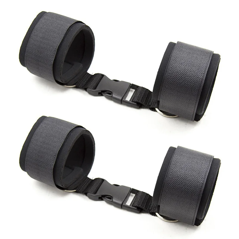 Adult BDSM Handcuff Ankle Straps Adjustable Restraints Harness Fetish Role Play Erotic Sex Toys Adult Games Sex Accessories