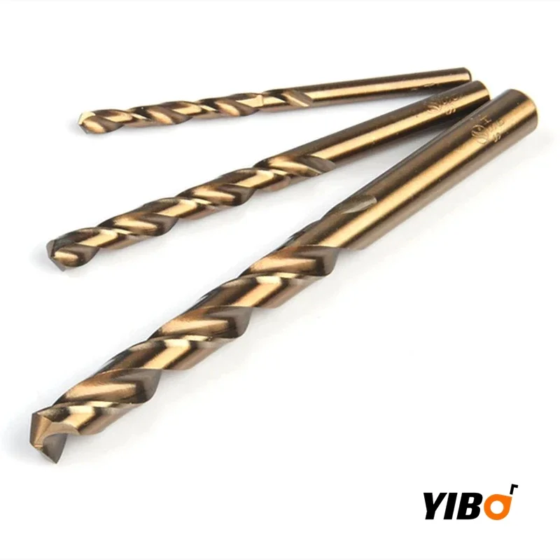 10 pièces 1-10mm M35 haute vitesse acier Co foret Cobalt foret hélicoïdal informer les outils de perçage du métal en acier inoxydable ensemble de pièces