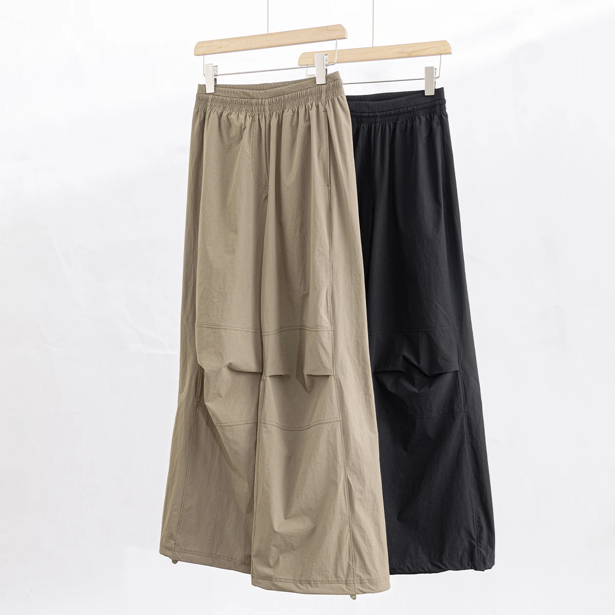 

Женские брюки-карго для йоги, со складками до колена, широкие брюки до щиколотки с завязками, свободные эластичные брюки для отдыха с карманами, уличная одежда для тренировок