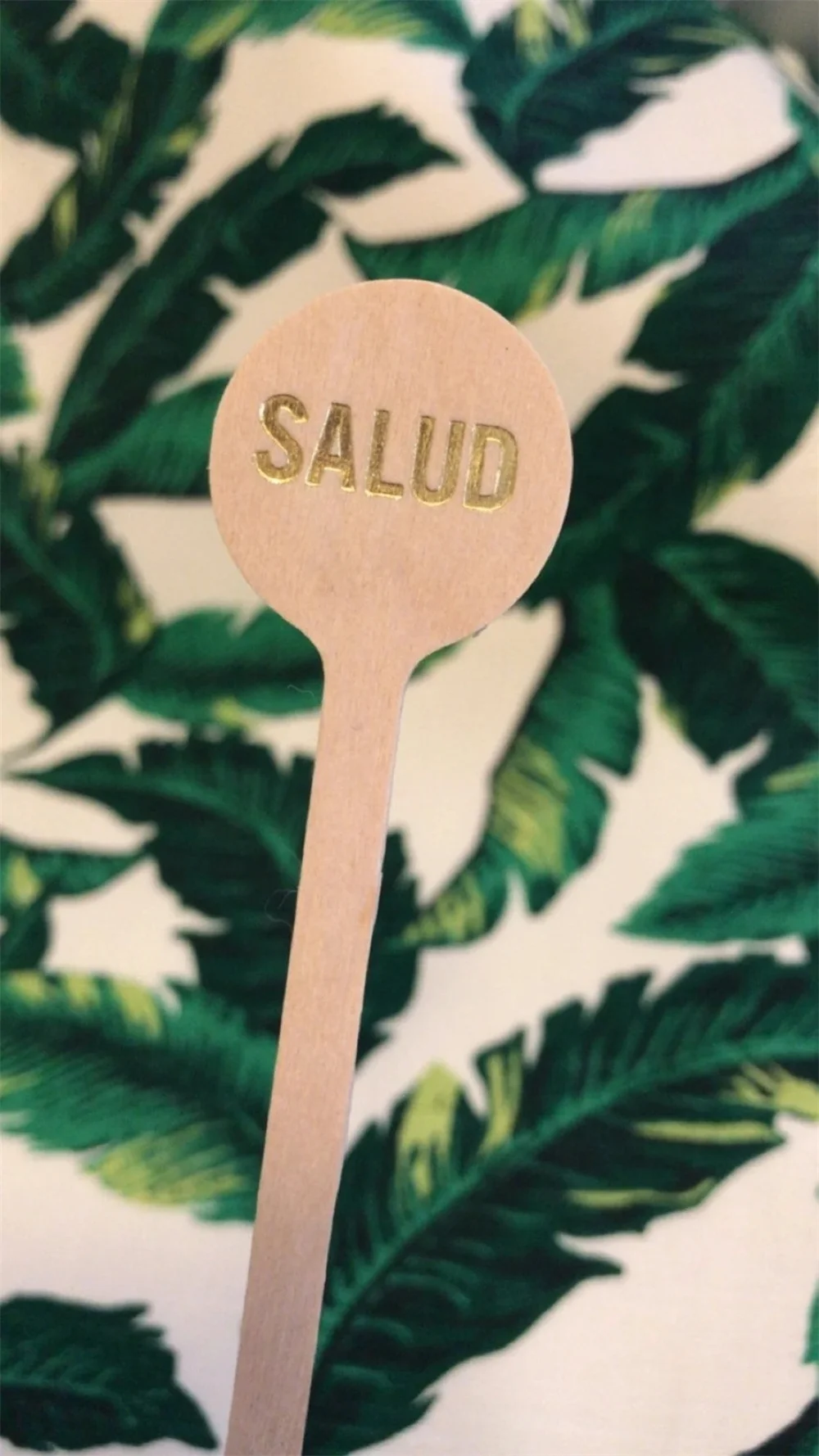 

Мешалки для напитков SALUD из золотой фольги