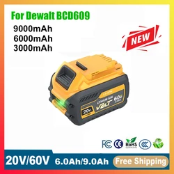 Original For DEWALT 20V/60V 9000mAh Replacement Li-ion Battery DCB609 DCB200 DCB182 DCB205 DCB206 DCB209 Power Tool Battery