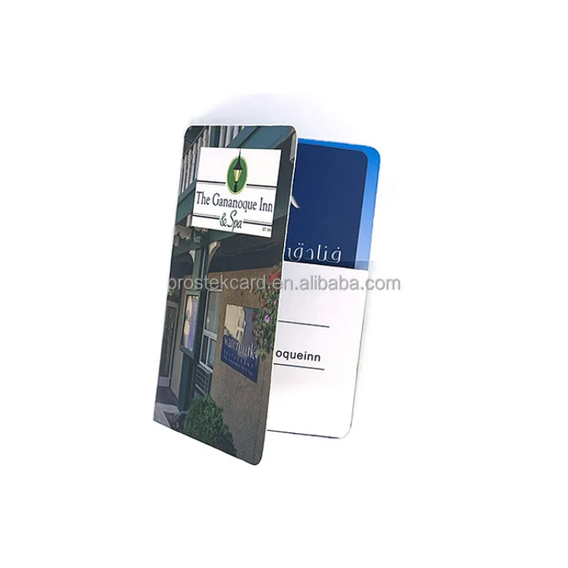 

Custom Printing Hotel Room Key Card Cover/Holder PVC Membership Card Envelope Plastic Gift Card Sleeve