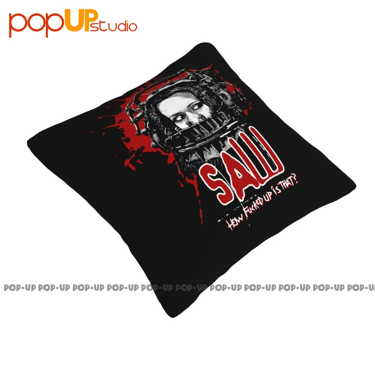 Modern Saw Horror Movie Y2K 2004 Pillowcase Throw Pillow Cover Healthy Home Decor Brief Style