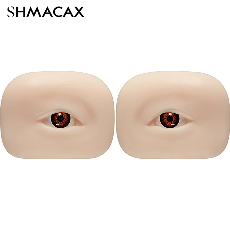 5D Silicone Makeup Practice Module Eyelash Eyebrow Stereoscopic Eye Makeup Training Practice Tool