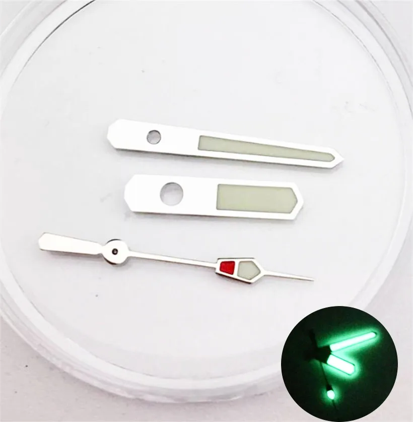 

Стрелки часов подходят для NH35 NH36, механические механизмы, светящиеся часы, минут, секундная стрелка с тремя иглами, аксессуары для часов