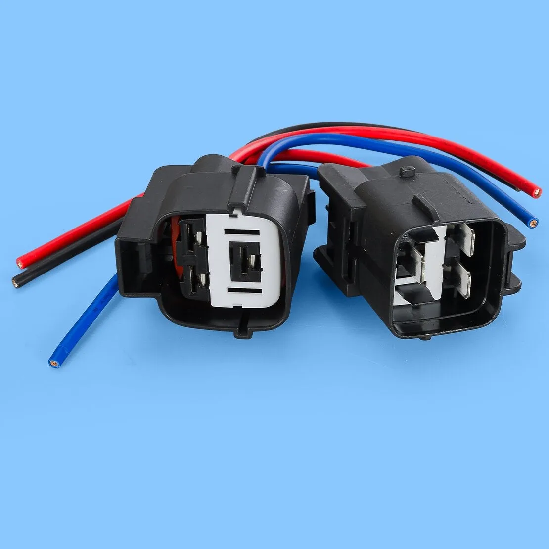 3PIN Electronic Cooling Fan Resistor Harness Connector Plug | Fit for Hyundai Santa Fe Sonata Kia Optima Sorento Replacement