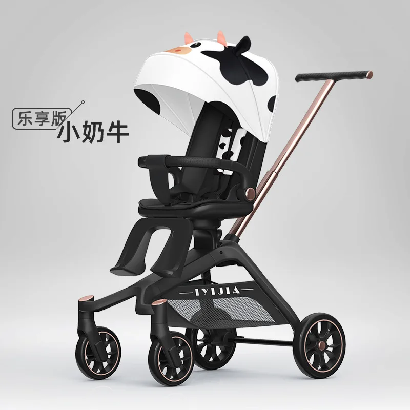 

High View Portable Baby Stroller Compact Lightweight Travel Stroller for Babies Toddlers With 360 Swivel Seat