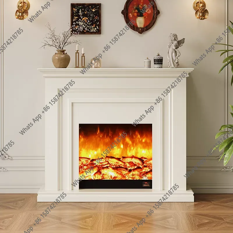 X25 Fireplace Cabinet European Decorative Cabinet Simple Modern Background Wall Wedding French Living Room Porch Storage Cabinet